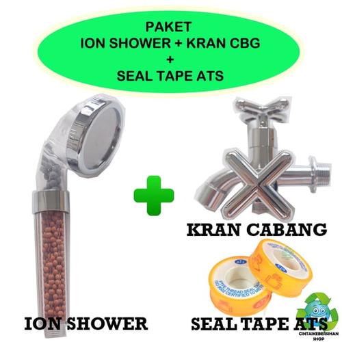 Foto Produk "PAKET super shower ion dan kran cabang siap pakai murah exclusive" dari mrpuffypuff