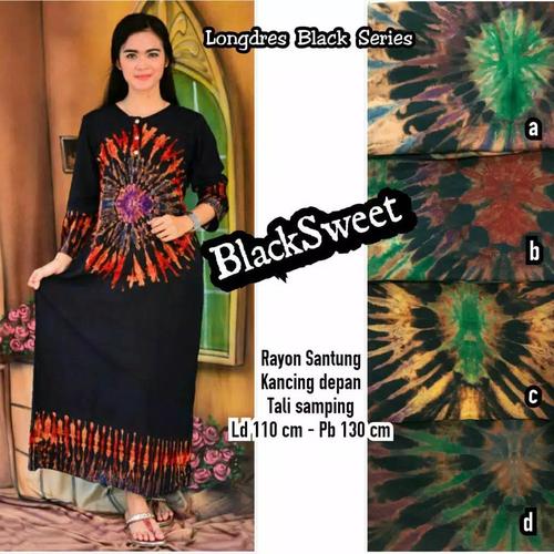 Foto Produk Gamis Batik / Longdress Batik / Baju Lengan Panjang dari RisqianaBatik