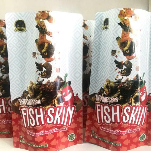 Foto Produk NAK TARASO INDONESIAN FISH SKIN, KERUPUK KULIT IKAN 100%, TANPA TEPUNG dari Nak Taraso