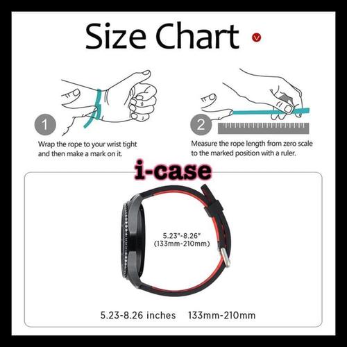 Foto Produk TERLARIS SAMSUNG GEAR S3 CLASSIC / FRONTIER STRAP NEW DURABLE SILICONE dari vickyerlangga STORE
