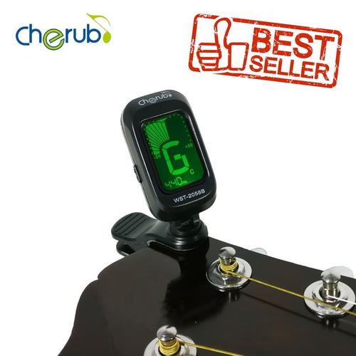 Foto Produk Cherub WST-2058B Clip On Tuner Chromatic Gitar Bass Biola Ukulele dari Grandia Shop