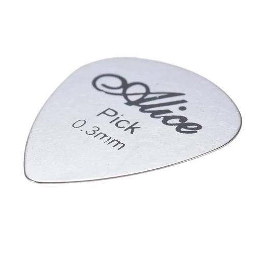 Gambar Alice Stainless Steel 0.3 mm Guitar Pick / Pik Gitar 0.3mm Tipis dari Grandia Shop Kota Tangerang Selatan Tokopedia
