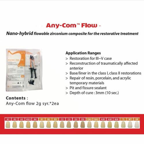Gambar any-com flow / resin komposit flow nano hybrid composite - A3,5 dari Alice Dental Jakarta Barat Tokopedia