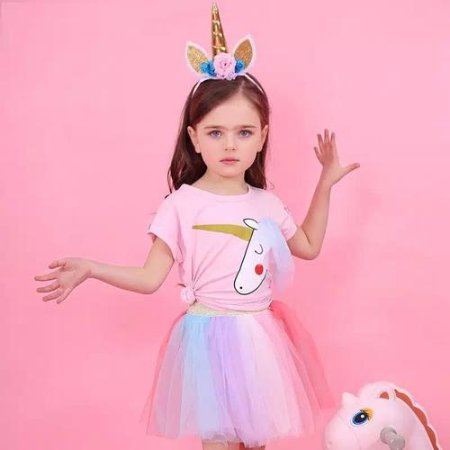 Jual Baju Anak Unicorn/Setelan Rok Tutu 