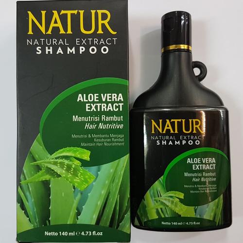 Foto Produk Natur Shampoo Aloe Vera Extract 140 ml dari toko bintang jaya pgc