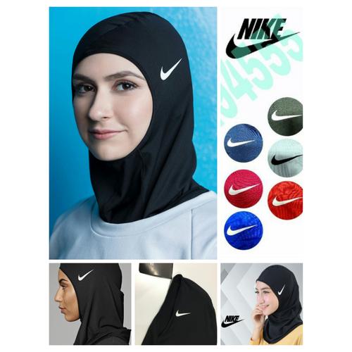 Jual HIJAB SPORT LOGO NIKE HIJAB 