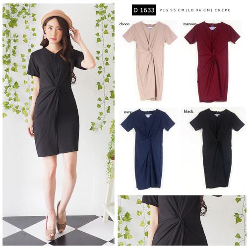 Jual crepe dress - D1633 - Jakarta 