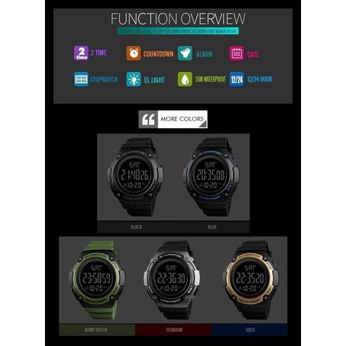Jual Terbaik Jam Tangan Pria Digital Analog Outdoor Skmei Karet Rubber Jakarta Selatan Arifshop56 Tokopedia