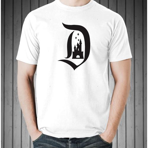 Kaos Distro T-Shirt White disneyland 