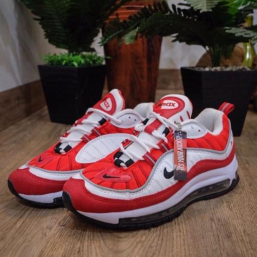 Jual NIKE AIR MAX 98 (RED/WHITE/BLACK 