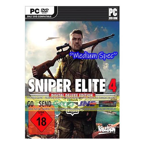 Sniper Elite 4 Digital Deluxe Edition Jual SNIPER ELITE 4 DIGITAL DELUXE EDITION CD DVD GAME PC GAMING PC