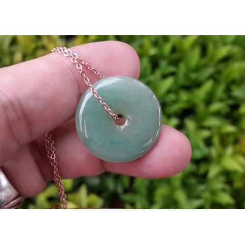 Gambar Liontin Kalung Giok Jadeite Jade Type A Natural JDT005 dari CNC phoneshop Jakarta Pusat Tokopedia