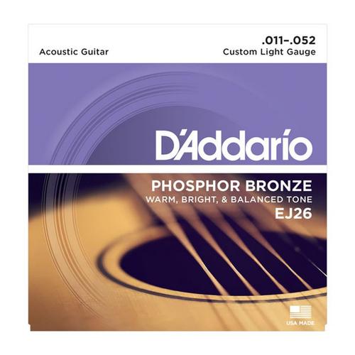 Foto Produk Senar Gitar D'addario Akustik EJ26 Original .011 - .052 dari Grandia Shop