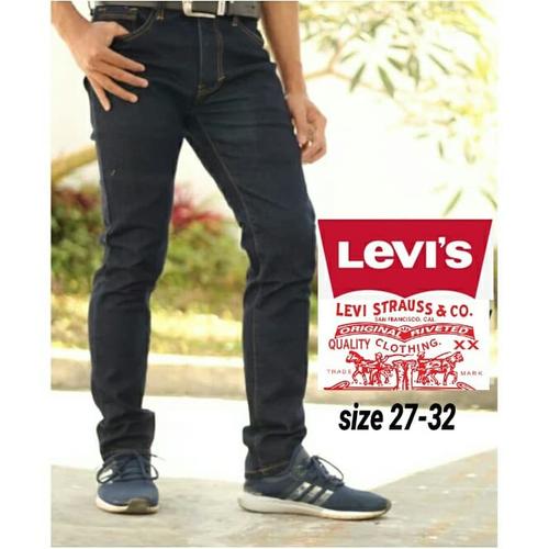 Foto Produk Celana Jeans Slimfit Melar Pria - Hitam, 32 dari kayu shop