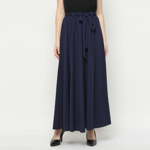 Gambar Eiza by duapola Remple Ribbon Maxi Skirt 88188 - Navy dari Eiza by duapola undefined Tokopedia