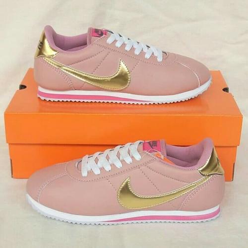 Jual SEPATU NIKE CORTEZ BLUSH PINK GOLD 