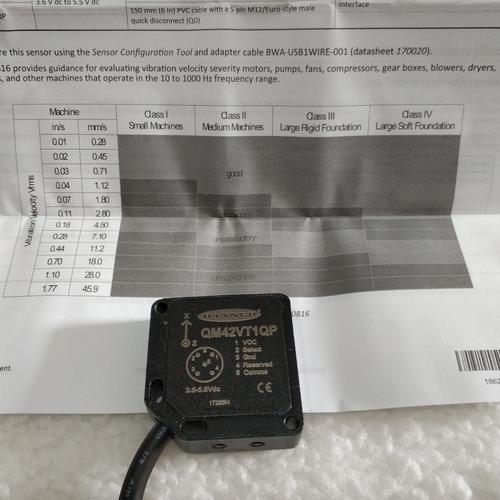 Jual BANNER QM42VT1QP VIBRATION TEMPERATURE SENSOR WIRELESS 802369