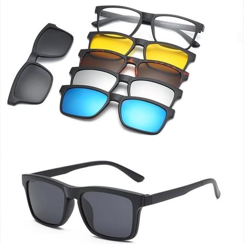 Foto Produk Kacamata 5In1 Magnet Sunglasses / Paket Kaca Mata Fashion Unisex 220 dari Kacamata-KU