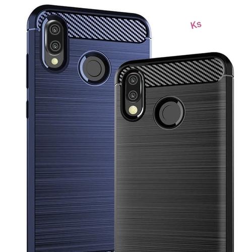 Foto Produk Case Huawei Honor Play Luxury Carbon Fiber Softcase - Navy dari kitty shop accesories