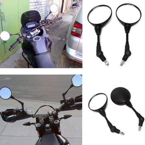 Foto Produk Spion Set Motor Bulat Universal Yamaha Honda Kawasaki Suzuki Klasik 2P dari lbagstore