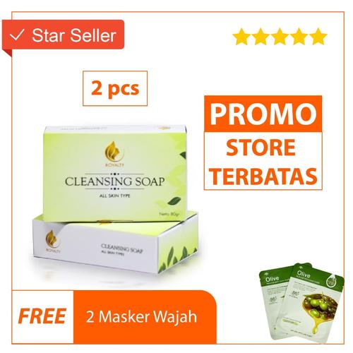 Foto Produk Sabun Kecantikan Sabun Pemutih Cleaning Soap Royalty 2 pc dari skinpedia.store