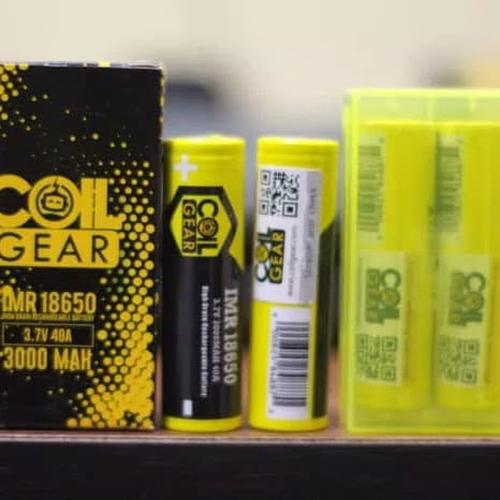 Foto Produk BATERAI COIL GEAR VAPORIZER AUTHENTIC 3000MAH 40AMPERE dari gazafiesca