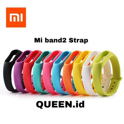 Foto Produk Xiaomi Mi Band 2 Strap Barcelet / Strap silicon Mi Band 2 / Mi Band 2 dari QUEEN-id