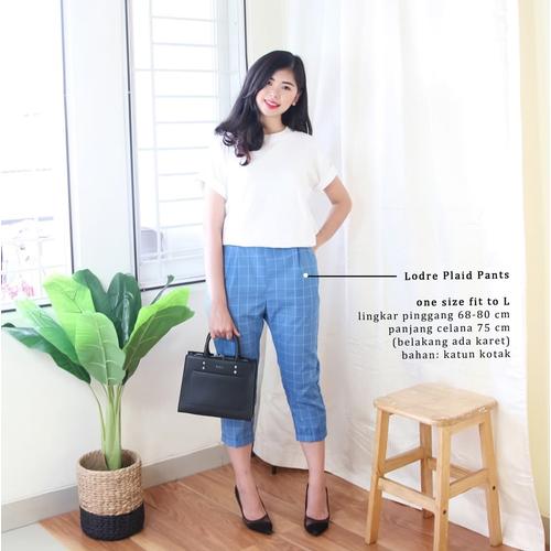 Promo Celana Kotak Wanita Korean Style 