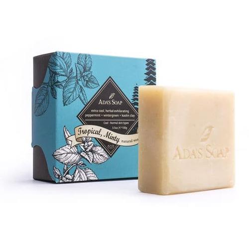 Foto Produk Tropical, Minty - Natural Soap / Cool ADA'S SOAP Indonesia 100gram dari Ada's Soap Indonesia