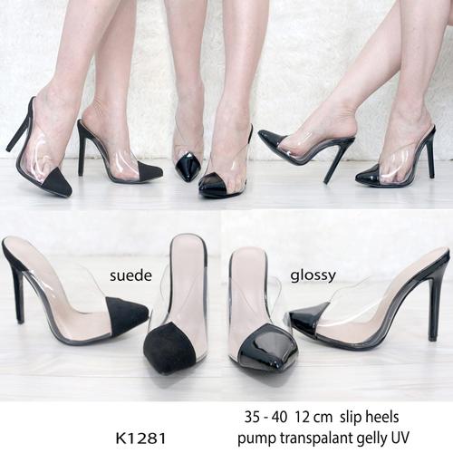 Jual KODE K1281 High Heel Slip Heel 