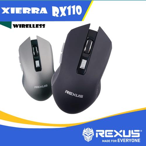 Foto Produk mouse wireless rexus rx110 hitam dari haga komputer