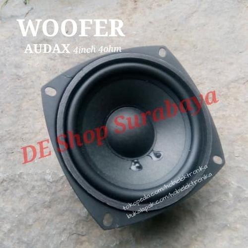 Gambar Speaker Woofer AUDAX 4inch 100Watt 4Ohm AX-4080 W4 Bass Mantab dari Hobi Elektronika undefined Tokopedia