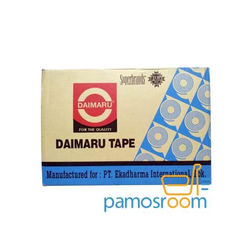 Foto Produk PROMO GILA 100 DUS LAKBAN DAIMARU BENING 90 YARD 2 INCH .1 DUS @72ROLL - Putih dari Pamosroom Living
