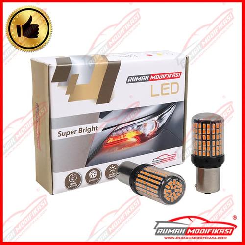 Foto Produk RM - SUPER BRIGHT LED - PY21W - 12V - LAMPU SEIN - LED - YELLOW dari Rumah-Modifikasi