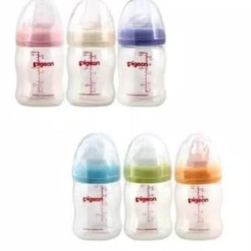 Foto Produk Pigeon Botol Susu Wide Neck 160ml Peristaltic Plus 160 ml 1pcs - Orange dari naruki