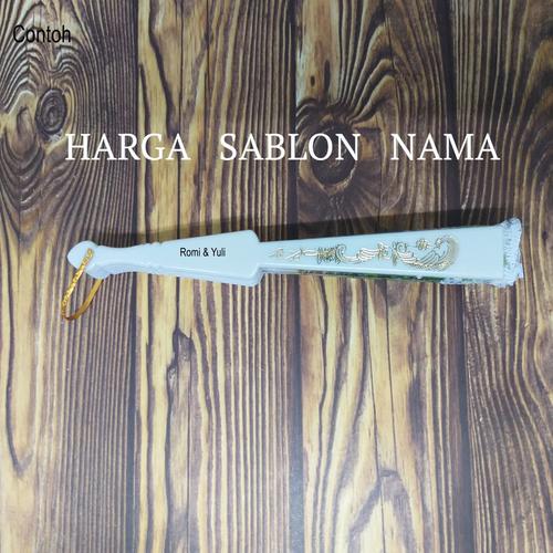 Foto Produk Souvenir Pernikahan - Sablon Nama untuk Kipas dari NICODESIGN