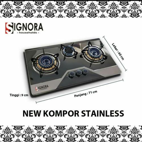 Foto Produk New Kompor Stainless Signora dari Mina Kitchen Tools