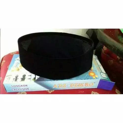 Foto Produk Peci songkok hitam exclusif adz dzikro bludru hitam dari Aliffandi