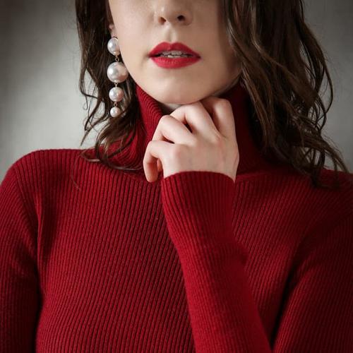 Foto Produk Sweater Daisy Turtle Neck Murah / sweater korea / sweater murah dari Djongko azella