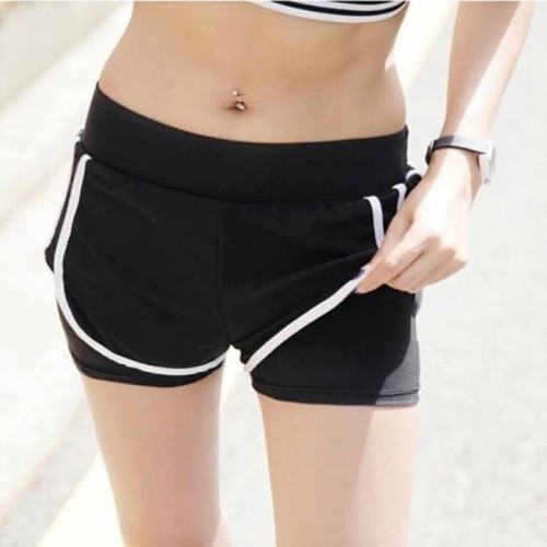 Jual PREMIUM WOMEN SHORT TRAINING PANTS CELANA PENDEK WANITA SPORT CASUAL Jakarta Barat Arto Shops Tokopedia