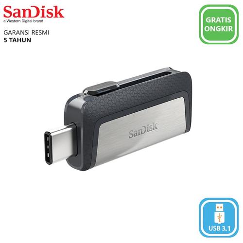 Foto Produk SanDisk Flashdisk OTG Ultra Dual Drive USB Type-C - 64GB dari Ridista Official Store
