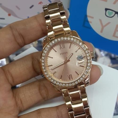 Jual Jam Tangan Wanita Fossil ES 4318 Rosegold Rantai Original Murah -  Jakarta Pusat - fikar watch | Tokopedia