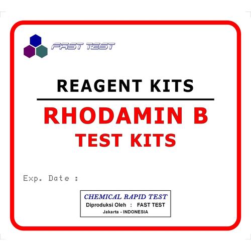 Foto Produk Test Kit Rhodamin B, Alat Uji Cepat Kandungan Pewarna Rhodamine-B dari Fast Test