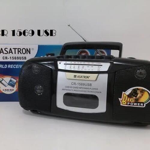 Foto Produk Radio Asatron 1569/Radio Kaset/Tape/Radio portable/Speaker portable dari AP accesories