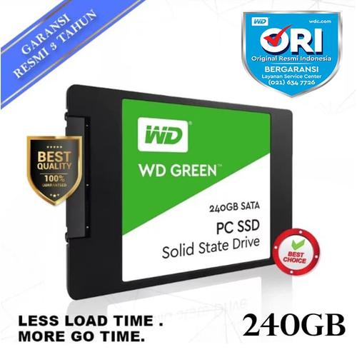 Gambar SSD WD Green 240GB SATA3 6GB/s dari WD Official Store Jakarta Barat Tokopedia