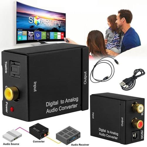 Gambar Digital to Analog Audio Converter Toslink Optical/Coaxial to RCA TV dari Rumix Jakarta Utara Tokopedia