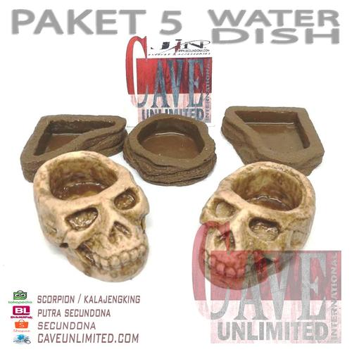 Foto Produk PAKET 5 WATER DISH MURAH MERIAH dari scorpion/ kalajengking