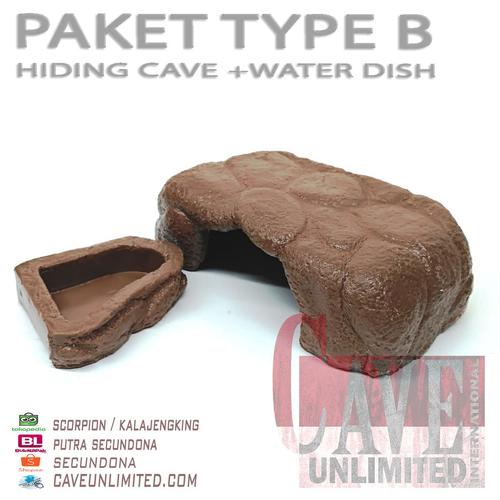 Foto Produk PAKET HIDING CAVE TYPE B MURAH MERIAH dari scorpion/ kalajengking