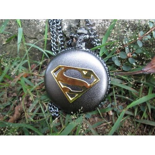 Gambar Jam Saku Antik Superman P961 New Stainless Steel With Necklace Chain dari CNC phoneshop Jakarta Pusat Tokopedia