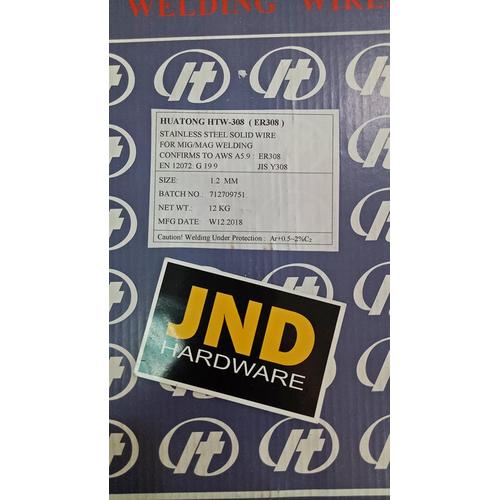 Jual MIG Wire Stainless Steel ER308 1.2 mm HUATONG HTW308 / Kawat Las CO Kab. Bekasi JND